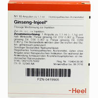 Ginseng- Injeel Ampullen  10 Stück - ab 17,82 €