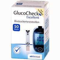 Glucocheck Excellent Blutzuckerteststreifen  50 Stück - ab 9,80 €