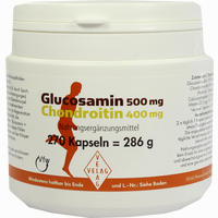 Glucosamin 500 Mg + Chondroitin 400 Mg Kapseln 270 Stück - ab 13,69 €