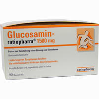 Glucosamin- Ratiopharm 1500mg Beutel  10 Stück - ab 10,16 €