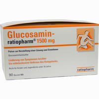 Glucosamin- Ratiopharm 1500mg Beutel  30 Stück - ab 13,01 €