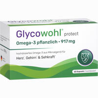 Glycowohl Omega- 3 Kapseln 917 Mg Vegan + Dha + Epa 60 Stück