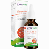 Glycowohl Vitamin D3 1000 I. E. + K2 30 Ug Tropfen 20 ml