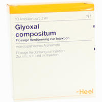 Glyoxal Comp Ampullen 10 Stück - ab 16,35 €