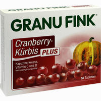 Granu Fink Cranberry- Kürbis Plus Tabletten 60 Stück 