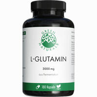 Green Naturals L- Glutamin 3. 000 Mg Vegan 180 Stück