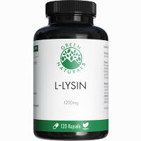 Green Naturals L- Lysin 1200 Mg Hochdosiert Vegan 120 Stück