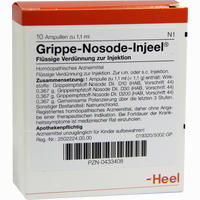 Grippe- Nosode- Injeel Ampullen 10 Stück - ab 18,12 €