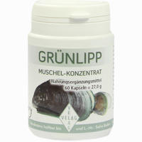 Grünlipp Muschelkonzentrat Kapseln 60 Stück 