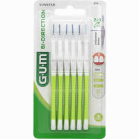 Gum Bi- Direction Grün 0.7 Mm Zahnbürste 6 Stück