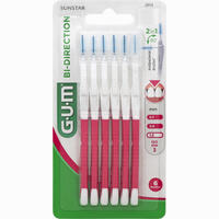 Gum Bi- Direction Pink 1.2 Mm Zahnbürste 6 Stück