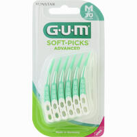 Gum Soft- Picks Advanced Regular + Reise- Etui Zahnbürste 30 Stück
