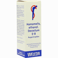 Hamamelis Ethanolisches Decoctum D8 Augentropfen 10 ml