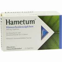 Hametum Hämorrhoiden Zäpfchen  25 Stück - ab 5,85 €