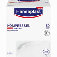 Hansaplast Kompressen Steril 10x10cm 25 x 2 Stück