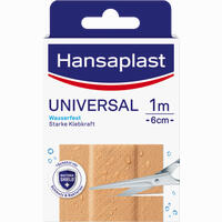 Hansaplast Universal Pflaster Wasserfest 1mx6cm 1 Stück