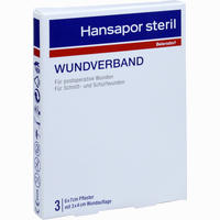 Hansapor Steril Wundverband 6x7cm - Einzelpackung  1 Stück - ab 0,58 €