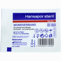 Hansapor Steril Wundverband 6x7cm - Einzelpackung  1 Stück 