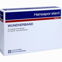 Hansapor Steril Wundverband 8x10cm - Einzelpackung  1 Stück - ab 0,48 €