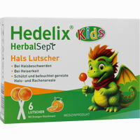 Hedelix Herbalsept Hals Lutscher Kids 6 Stück