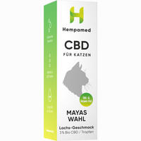 Hempamed Katze Cbd Öl 3 % Lachs- Geschmack Tropfen 10 ml