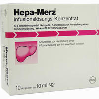 Hepa- Merz Infusionslösungs- Konzentrat Infusionslösungskonzentrat 25 x 10 ml - ab 72,37 €