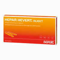 Hepar Hevert Injekt Ampullen 10 Stück - ab 16,99 €