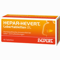 Hepar- Hevert Lebertabletten Sl  40 Stück 