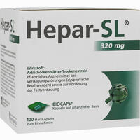 Hepar- Sl 320mg Hartkapseln  200 Stück - ab 14,67 €