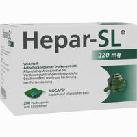 Hepar- Sl 320mg Hartkapseln  200 Stück - ab 14,33 €