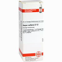Hepar Sulfuris D12 Dilution DHU-Arzneimittel GmbH & Co. KG 20 ml