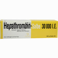 Hepathrombin- Salbe 30000 I.e.  Teofarma s.r.l. 150 g - ab 10,47 €