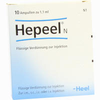 Hepeel N Ampullen 50 Stück - ab 0,00 €