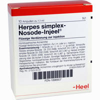 Herpes Simplex Nosode Injeel Ampullen 10 Stück - ab 17,79 €