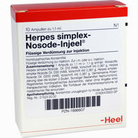 Herpes Simplex Nosode Injeel Ampullen 10 Stück - ab 18,23 €