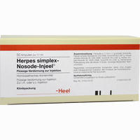 Herpes Simplex Nosode Injeel Ampullen 50 Stück