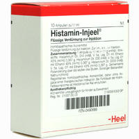 Histamin- Injeel Ampullen 10 Stück - ab 17,02 €