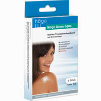 Höga- Derm Aqua Ste.transp.verb.m.wundaufl.7cmx5cm Pflaster 5 Stück - ab 4,57 €