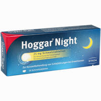 Hoggar Night 25 Mg Schmelztabletten  10 Stück - ab 6,00 €