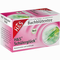 H&s Bachblüten Schülerglück- Tee Filterbeutel 20 Stück