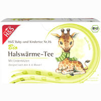 H&s Bio Halswärme- Tee Baby- und Kindertee 20 x 1.5 g