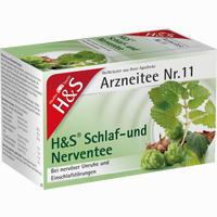 H&s Schlaf- und Nerventee Filterbeutel 20 Stück 