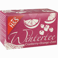 H&s Wintertee Cranberry- Orange- Zimt Filterbeutel 20 Stück