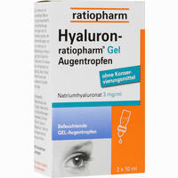 Hyaluron- Ratiopharm Gel Augentropfen  10 ml - ab 4,98 €