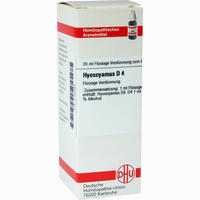 Hyoscyamus D4 Dilution 20 ml - ab 7,00 €