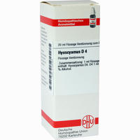 Hyoscyamus D4 Dilution 20 ml - ab 7,49 €