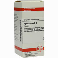 Hyoscyamus D4 Tabletten 80 Stück - ab 6,61 €