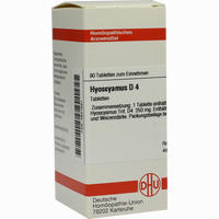 Hyoscyamus D4 Tabletten 80 Stück - ab 7,49 €