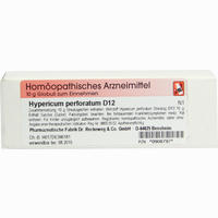 Hypericum D12 Globuli Dr.RECKEWEG & Co. GmbH 10 g