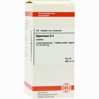 Hypericum D4 Tabletten 80 Stück - ab 7,49 €